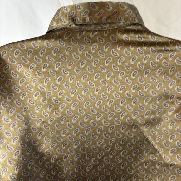 Breckenridge Women's Size 9 Blue Denim Embroidered Floral Button-Up Shirt - Picture 10 of 16